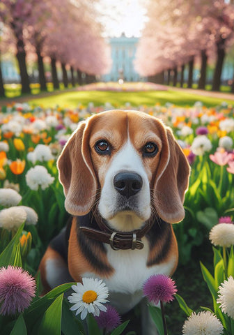 Beagle - Best of Breed DCR Spring Outdoor Flag