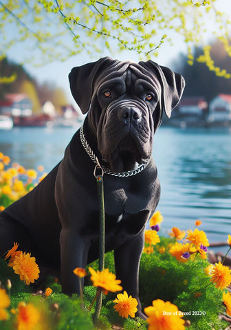 Cane Carso Black - Best of Breed DCR Spring Outdoor Flag