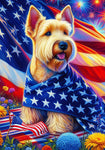 Scotty Wheaten - Best of Breed DCR Patriotic I Outdoor Flag