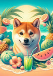Shiba Inu - Best of Breed DCR Summer Outdoor Flag