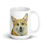 Corgi Mug, Dog Coffee Mug, 15oz Corgi Dog Mug