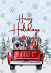 Great Dane - Hippie Hound Studio Best of Breed Holiday House and Garden Flag
