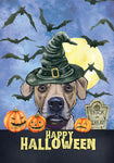 Puggle - Hippie Hound Studio Best of Breed Halloween House and Garden Flag