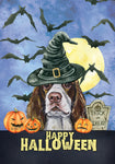 Springer Spaniel - Hippie Hound Studio Best of Breed Halloween House and Garden Flag