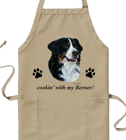 Bernese Mountain Dog - Best of Breed Cookin' Aprons