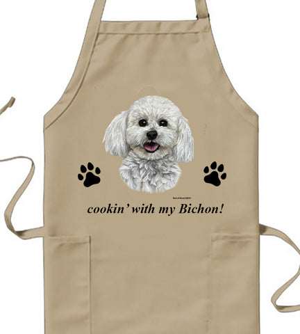 Bichon Frise - Best of Breed Cookin' Aprons