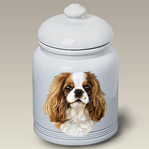 Cavalier King Charles Blenheim - Best of Breed Dog and Cat Treat Jars