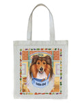 Collie - Tomoyo Pitcher   Dog Breed Tote Bags