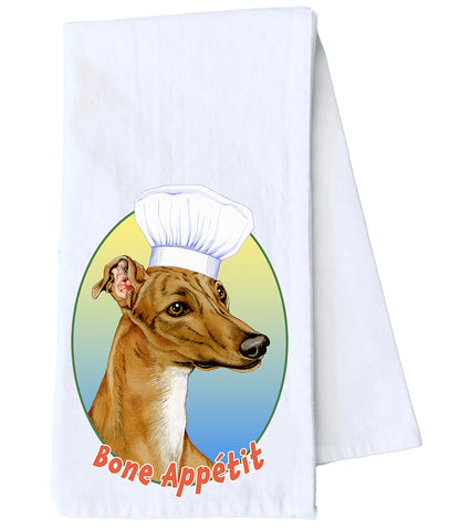 Greyhound - Tomoyo Pitcher Kitchen Tea Towel Size 12" x 18" 100% Cotton