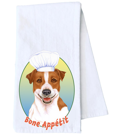 Jack Russell - Tomoyo Pitcher Kitchen Tea Towel Size 12" x 18" 100% Cotton