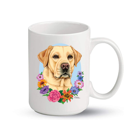 Yellow Labrador - Best of Breed Ceramic 15oz Coffee Mug