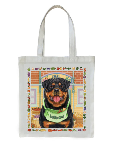 Rottweiler - Tomoyo Pitcher   Dog Breed Tote Bags
