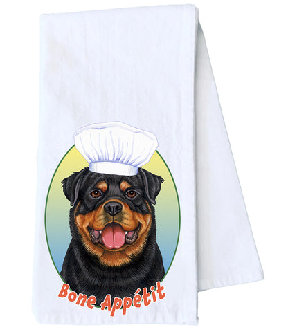 Rottweiler - Tomoyo Pitcher Flour Sack Towel  Size 28" x 28" 100% Cotton