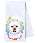 Westie - Tomoyo Pitcher Flour Sack Towel  Size 28" x 28" 100% Cotton