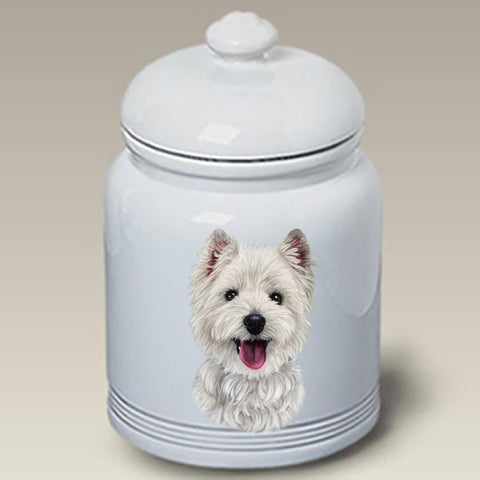Westie - Best of Breed Dog and Cat Treat Jars