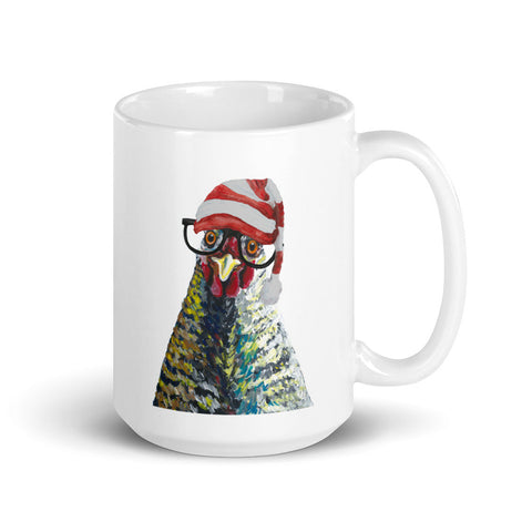 Chicken Mug 'Williaminia', Christmas Coffee Mug, 15oz Chicken Mug