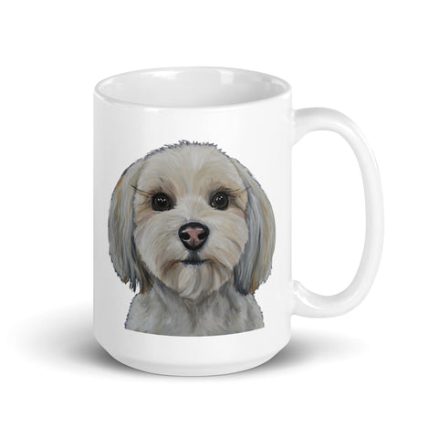 Havanese Mug, Dog Coffee Mug, 15oz Havanese Dog Mug