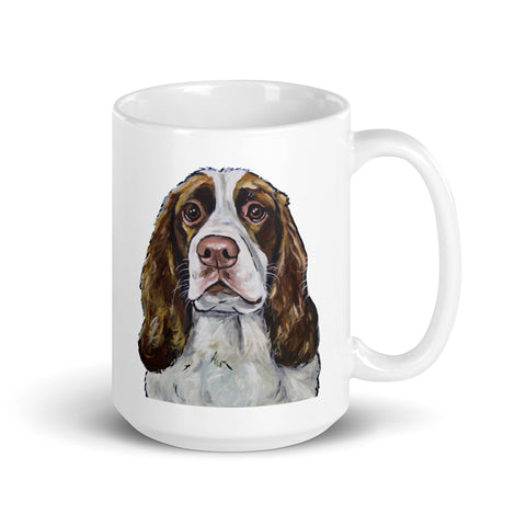 Springer Spaniel Mug, Dog Coffee Mug, 15oz Springer Spaniel Dog Mug