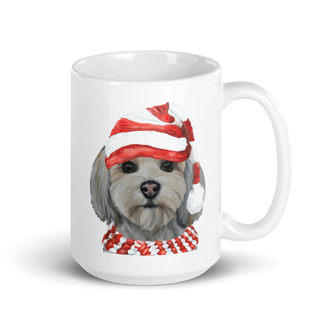 Dog Mug 'Havanese', Christmas Coffee Mug, 15oz Dog Mug