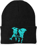 Border Collie - Embroidered Knit Hats