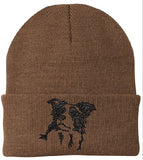 Border Collie - Embroidered Knit Hats