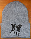 Border Collie - Embroidered Knit Hats