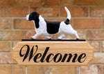 Basset Hound  Black and White - Michael Park Collection Dog in Gait Welcome Stake