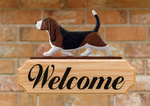 Basset Hound  Tri - Michael Park Collection Dog in Gait Welcome Stake