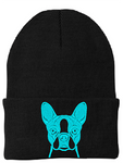 Boston Terrier - Embroidered Knit Hats