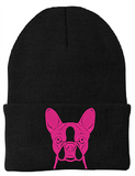 Boston Terrier - Embroidered Knit Hats