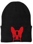 Boston Terrier - Embroidered Knit Hats