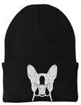 Boston Terrier - Embroidered Knit Hats