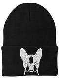 Boston Terrier - Embroidered Knit Hats