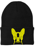 Boston Terrier - Embroidered Knit Hats