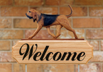 Bloodhound Red Saddle - Michael Park Collection Dog in Gait Welcome Stake