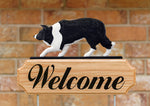 Border Collie Black- Michael Park Collection Dog in Gait Welcome Stake