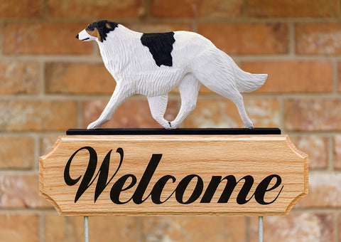 Borzoi Tri - Michael Park Collection Dog in Gait Welcome Stake