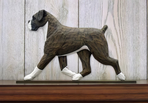 Boxer Brindle Uncropped - Michael Park Collection Dog in Gait Toppers