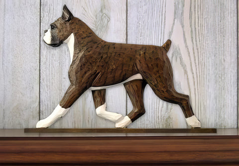 Boxer Brindle Cropped - Michael Park Collection Dog in Gait Toppers