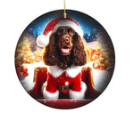 Boykin Spaniel  - Best of Breed DCR Christmas Tree Porcelain Ornament Double Sided