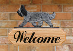 Briard Grey - Michael Park Collection Dog in Gait Welcome Stake