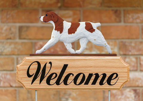 Brittany Spaniel Orange - Michael Park Collection Dog in Gait Welcome Stake