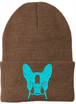 Boston Terrier - Embroidered Knit Hats