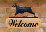 Brussels Griffon Natural Ears Black and Tan - Michael Park Collection Dog in Gait Welcome Stake