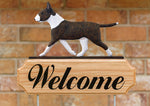 Bull Terrier Brindle - Michael Park Collection Dog in Gait Welcome Stake