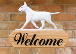 Bull Terrier White - Michael Park Collection Dog in Gait Welcome Stake