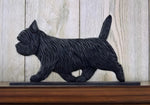 Cairn Terrier Dark Grey - Michael Park Collection Dog in Gait Toppers