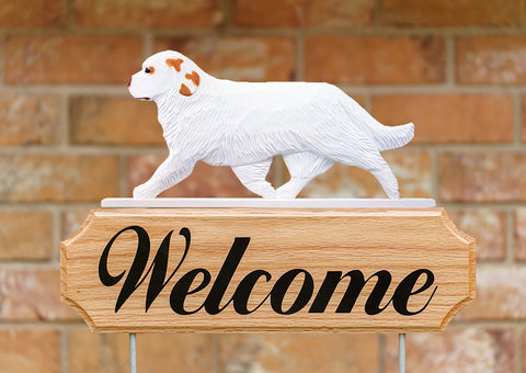 Clumber Spaniel Orange -  Michael Park Collection Dog in Gait Welcome Stake