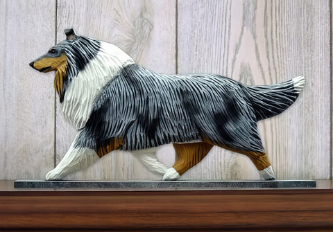 Collie Blue Merle - Michael Park Collection Dog in Gait Toppers