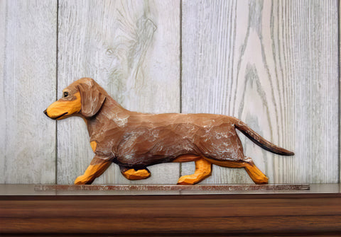 Dachshund Red Smooth Dapple - Michael Park Collection Dog in Gait Toppers